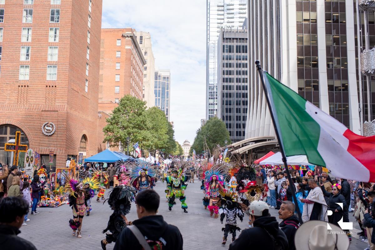 Archival Día de Muertos festival in downtown Raleigh