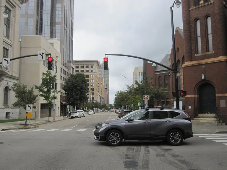 North Salisbury Street in Raleigh, September 2022