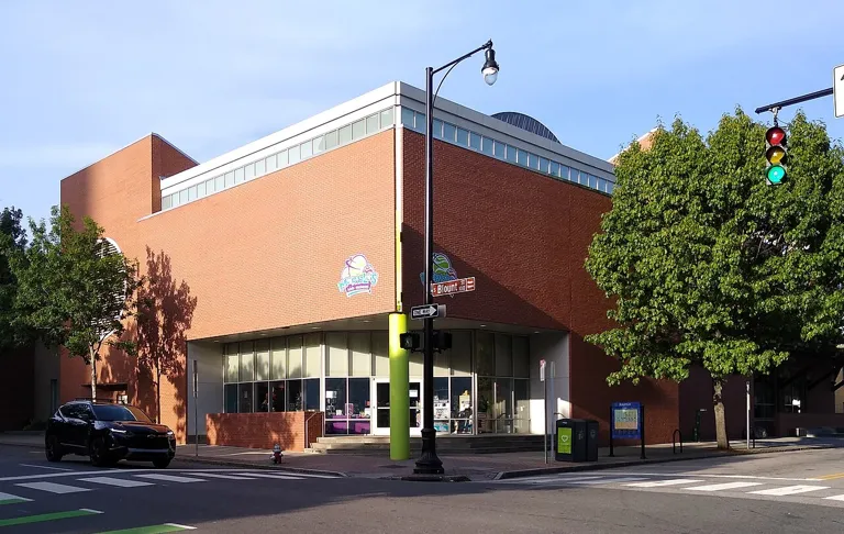 Exterior of Marbles Kids Museum in downtown Raleigh