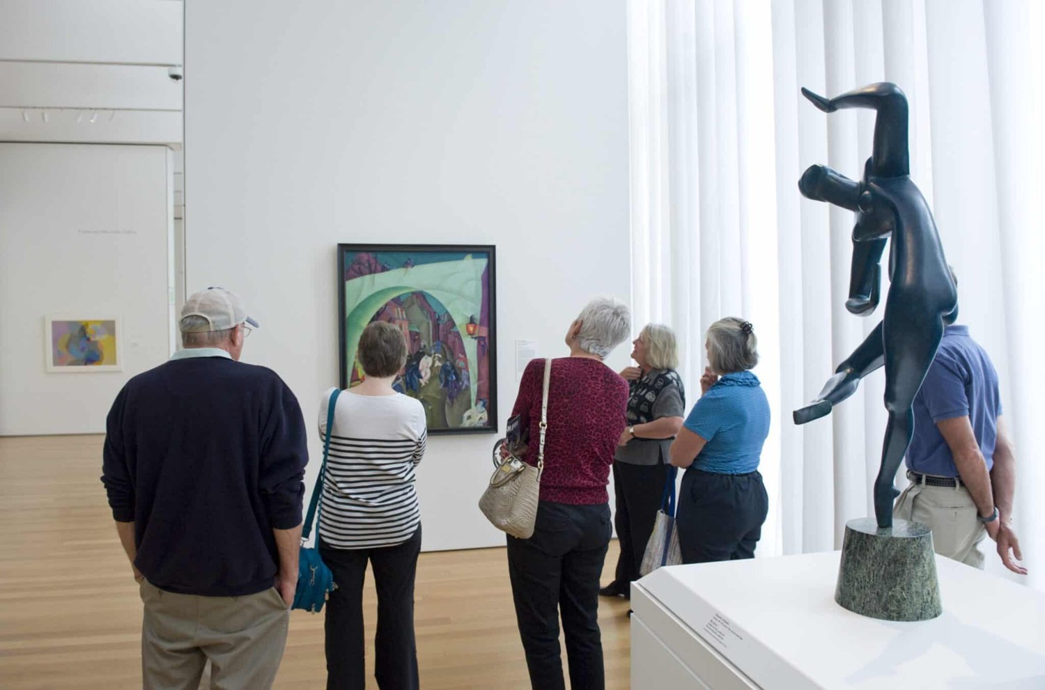 Docent-led gallery tour · NCMA publicity photograph