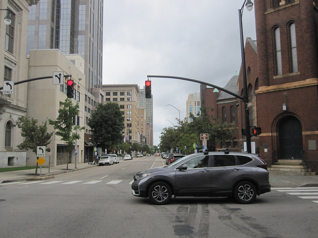 North Salisbury Street in Raleigh, September 2022