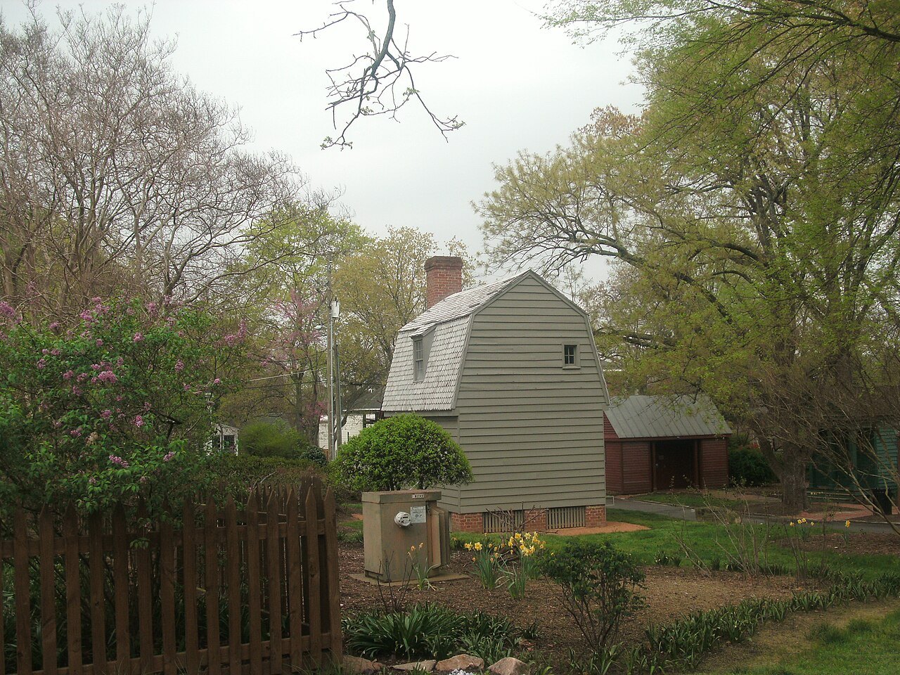 Mordecai Historic Park - Andrew Johnson birthplace from afar
