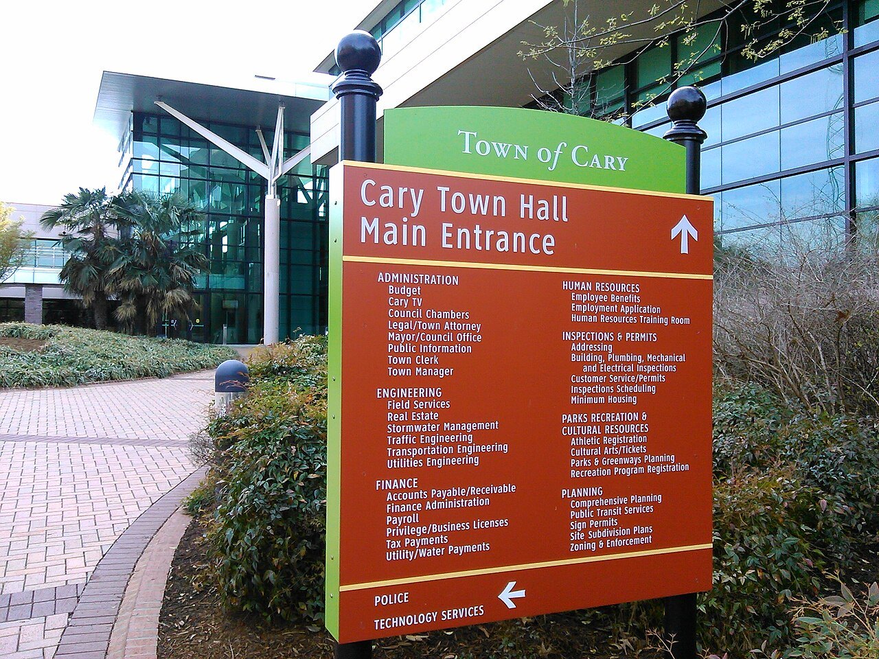 Cary NC Town Hall